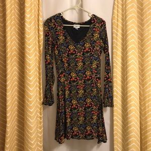 Floral Bell Sleeve Dress